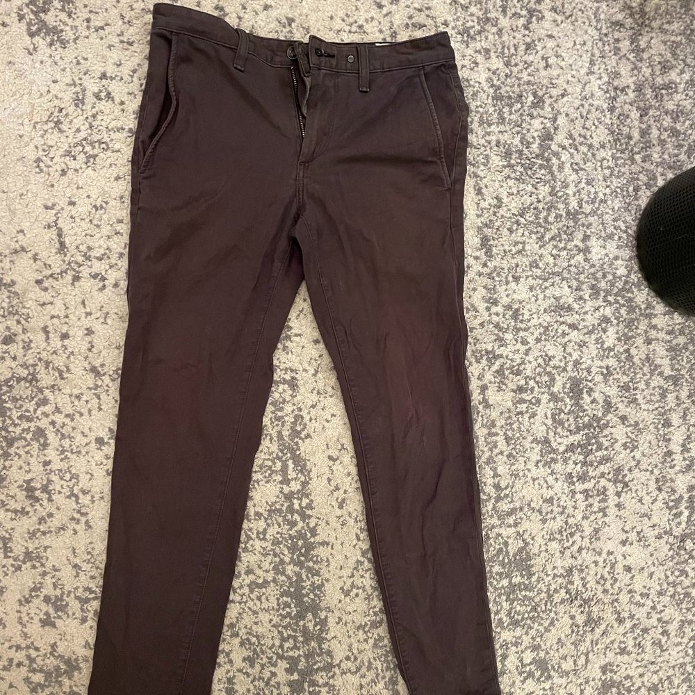 Rag & Bone Fit 2 Mid-Rise Stretch Cotton Slim-Fit Chino In Grey (30x30)